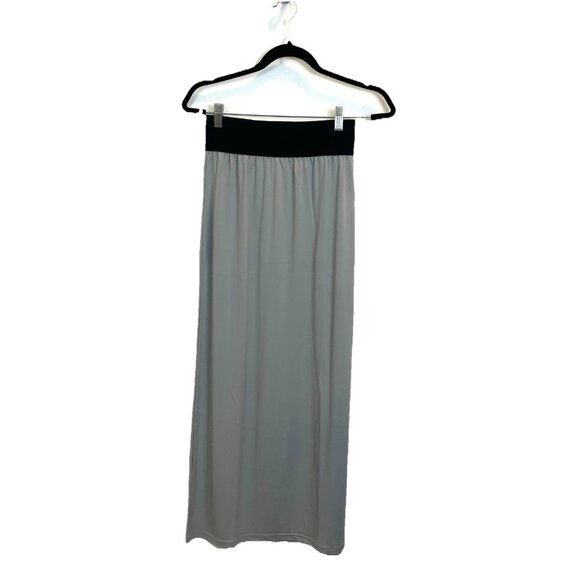 The Main Street Exchange “Claire” Knit Skirt Harbor Grey Size XS Pull On Stretch - Picture 1 of 9